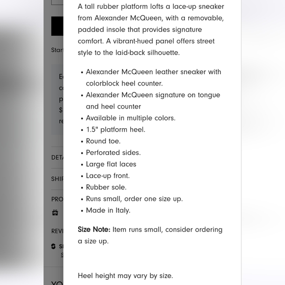 Alexander McQueen Oversized Sneakers Red/White - Picture 15 of 15